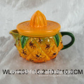 Cute pineapple shaped ceramic teapot with modern style